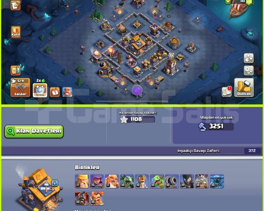 MAX EKİPMAN!! 2 ARKAPLAN!! TH18 HESAP