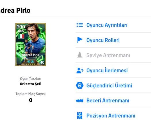 106 PIRLO TEK BAG BAKMADAN GECME