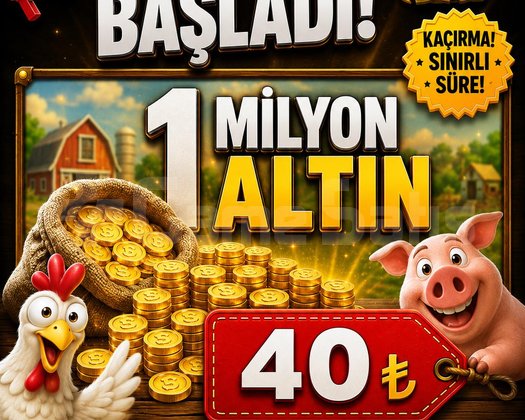 1 Milyon Altın +40 Level İçin