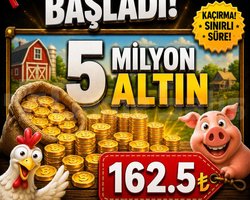 5 Milyon Altın +40 Level İçin