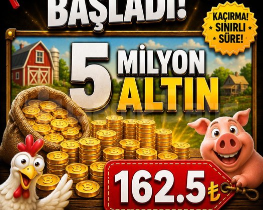 5 Milyon Altın +40 Level İçin