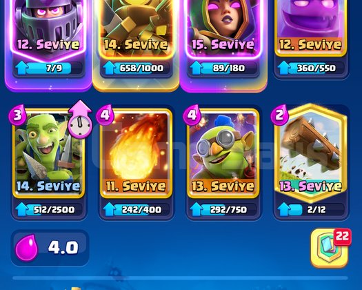 Clash Royal 4 yıllık kasılmış hesap