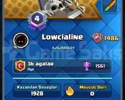 Clash Royal 4 yıllık kasılmış hesap