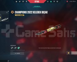 Champions 2022 Kelebek Bıçak ve Phantom 38 Skin