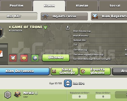 8 LVL Clash of Clans Klan