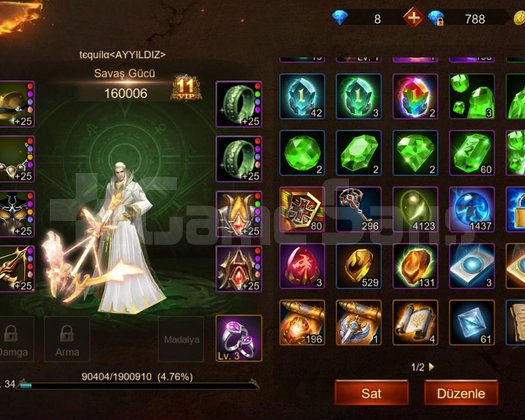 34 LVL 160K V11 MUKEMMEL YAYCI!!!
