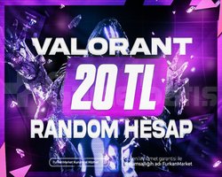 UVİP++ 20TL++ VALORANT RANDOM HESAP