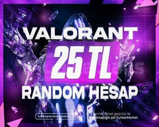 UVİP++ 25TL++ VALORANT RANDOM HESAP
