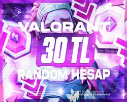 UVİP++ 30TL++ VALORANT RANDOM HESAP