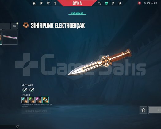 445 RP Sihirpunk Elektrobıçak Yitik Vandal İyon Op