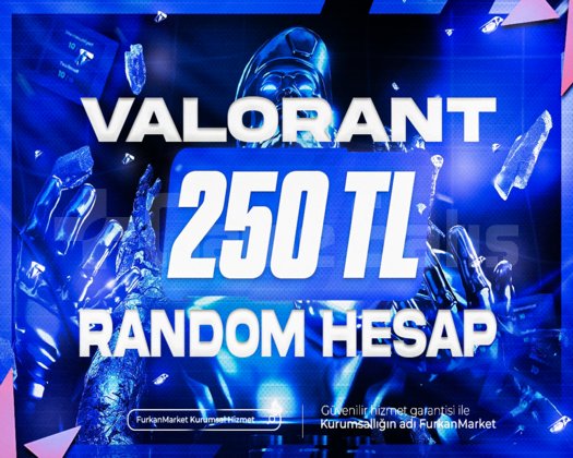 UVİP++ 250TL++ VALORANT RANDOM HESAP