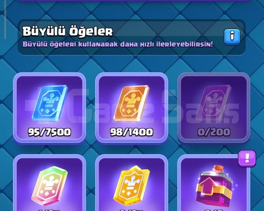 Dopdolu Hesap 21 evrim 11500 taş