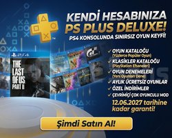 KENDİ HESABINIZA / 12 AY PS PLUS DELUXE / PS4