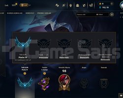 EUW / PLAT 4 / 71 WR / HANDMADE /+30LP -10LP