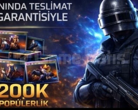 200 K POPÜLERLİK ANINDA TESLİM