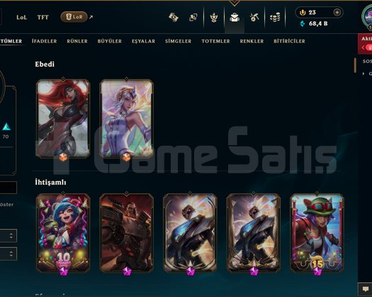 1017 LVL PLAT 160 KOSTÜM HESAP