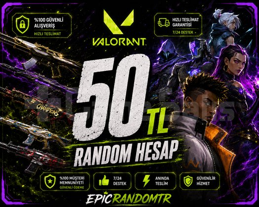 | VİP+++ | VALORANT RANDOM HESAP