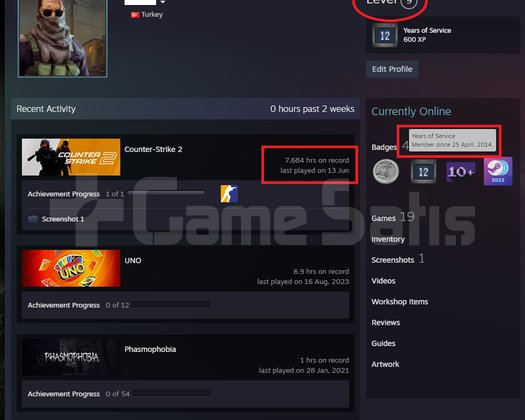 ANINDA TESLİM | 17 MADALYA | 7684 SAAT | FACEIT