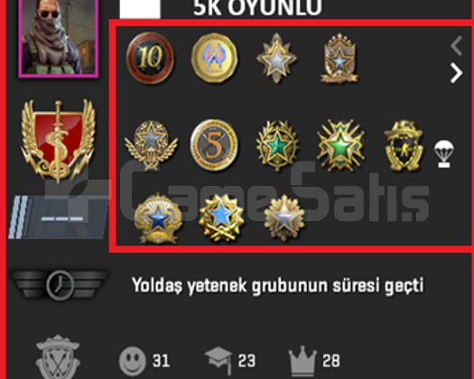 ANINDA TESLİM | 17 MADALYA | 7684 SAAT | FACEIT