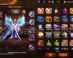 33LVL 180K VİP 14E AZ KALMIS TANK HESAP!!!