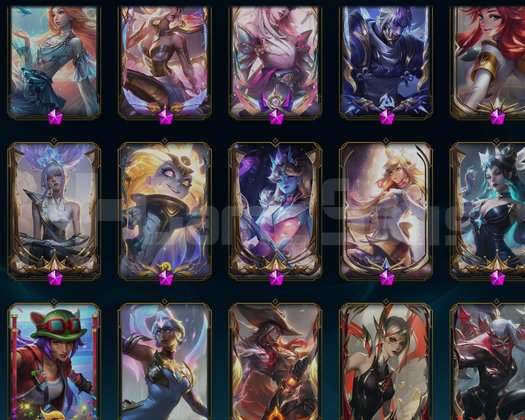 tft ve valorant dahil hesap 710 skin, exalted jinx