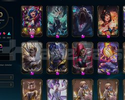 tft ve valorant dahil hesap 710 skin, exalted jinx