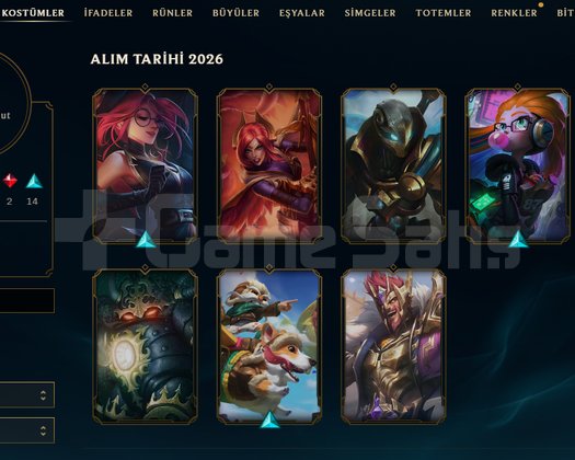 TR Gold 1 | 28 Kostüm - 85 Hero | LoL