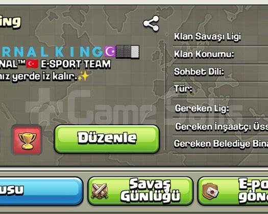 Eternal Kong usta 1 başkent max