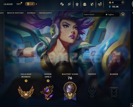 EUW Gold 2 | 6 Kostüm - 22K Mö | LoL Hesap