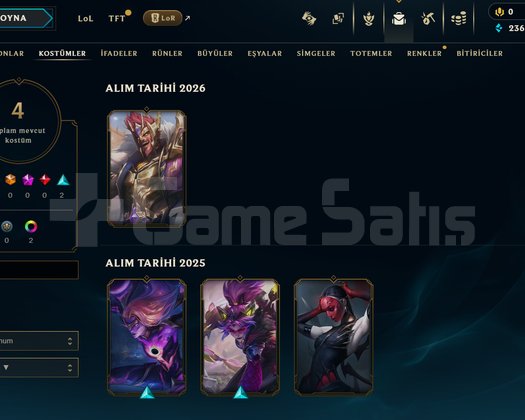EUW Unranked | 4 Kostüm - 69 Hero | Dereceli Hazır