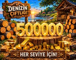 500000 bin altın her seviye için