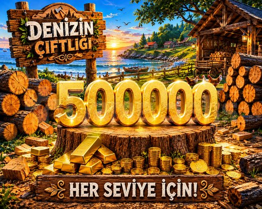 500000 bin altın her seviye için