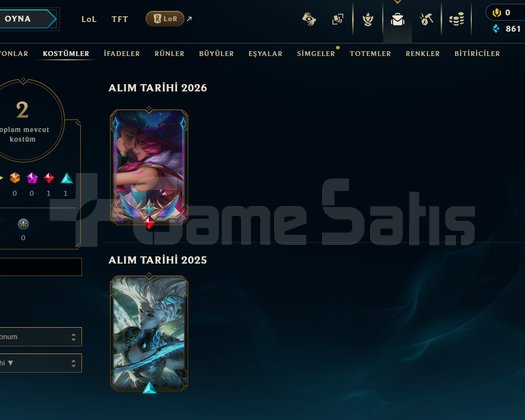 TR Gold 2 | 2 Kostüm - 71 Hero | LoL Hesap