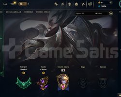 TR Zümrüt 1 | 8 Kostüm - 53 Hero | LoL Hesap