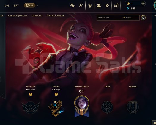 TR Unranked | 5 Kostüm - 40 Hero | LoL Hesap
