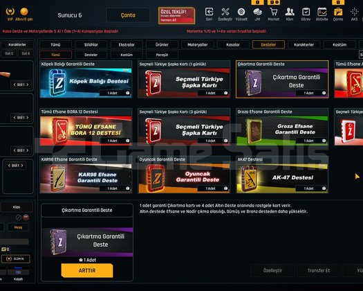 38K Materyalli 56 Seviye Zula Hesabı