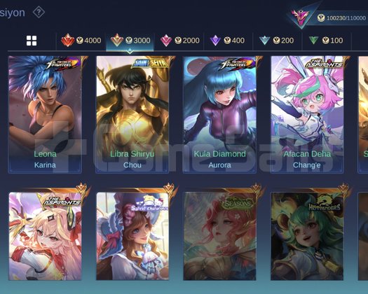 268 Skin Johnson LEGEND Mlbb hesap