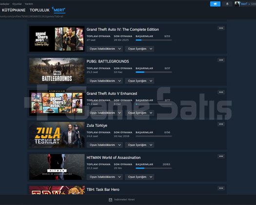 ACİL SATILIK GÜVENİLİR STEAM HESABI 10 YILLIK