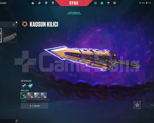 Aemondir Vandal Kaosun Kılıcı Radiant Krizi Classi
