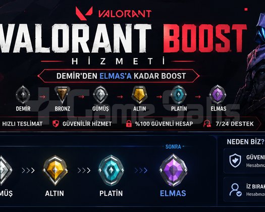 Valorant Boost Hizmeti
