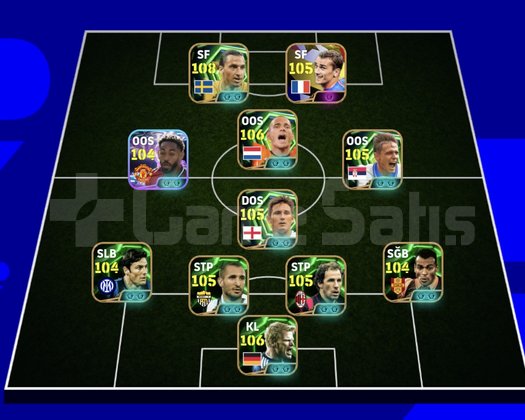 KG 3247 3 BOMBACI+SNEİJDER+CUNHA+ZLATAN+LAMPARD