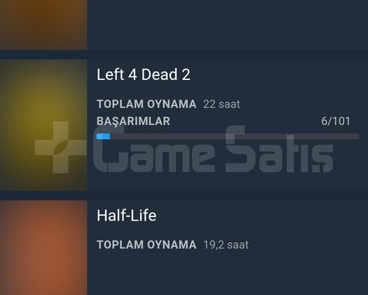 39 oyunlu Steam hesabı