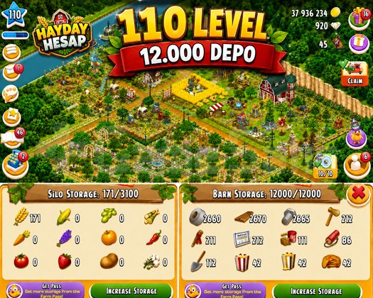 110 Level 12000 Ağıllı Hesap