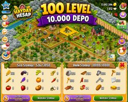 100 Level 10000 Ağıllı Hesap