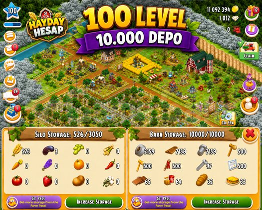 100 Level 10000 Ağıllı Hesap