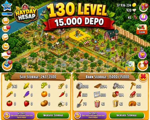 130 Level 15000 Ağıllı Hesap