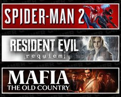 Spider-Man 2 +RE Requiem +Mafia