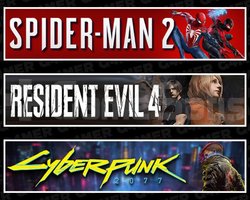 Spider-Man 2 +Resident Evil 4 +Cyberpunk 2077