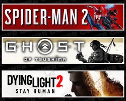 Spider-Man 2 +Tsushima +Dying Light 2