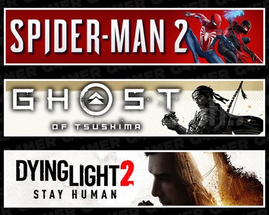 Spider-Man 2 +Tsushima +Dying Light 2
